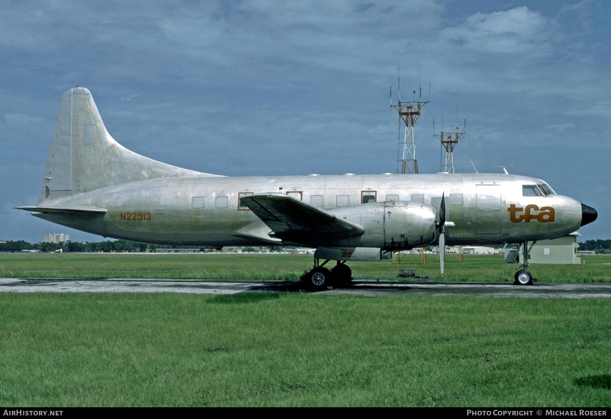 Aircraft Photo of N22913 | Convair VT-29B | Trans Florida Airlines - TFA | AirHistory.net #361117