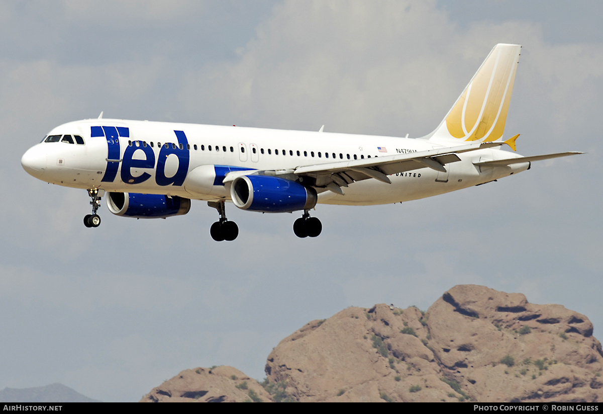 Aircraft Photo of N479UA | Airbus A320-232 | Ted | AirHistory.net #361144