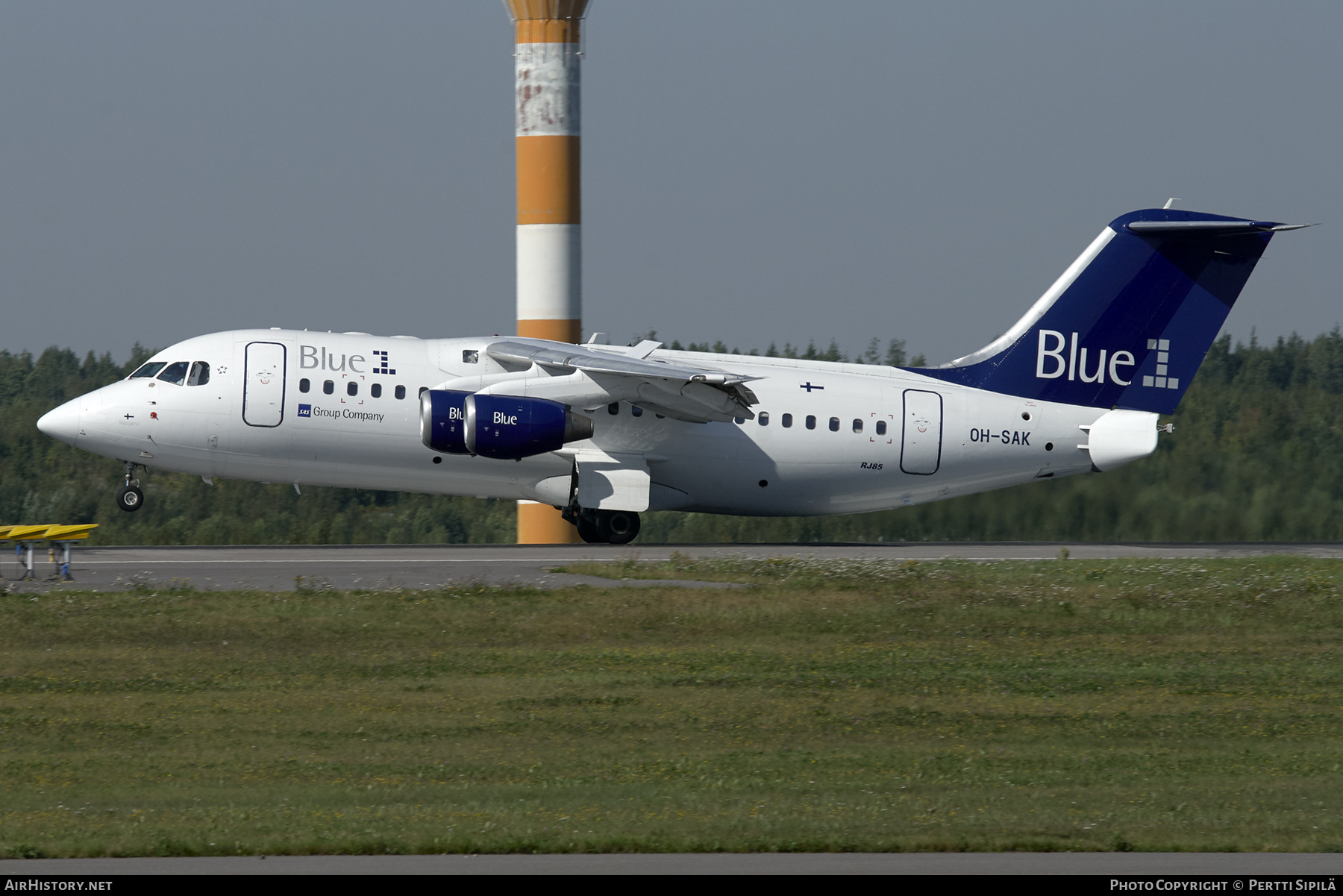 Aircraft Photo of OH-SAK | BAE Systems Avro 146-RJ85 | Blue1 | AirHistory.net #361183