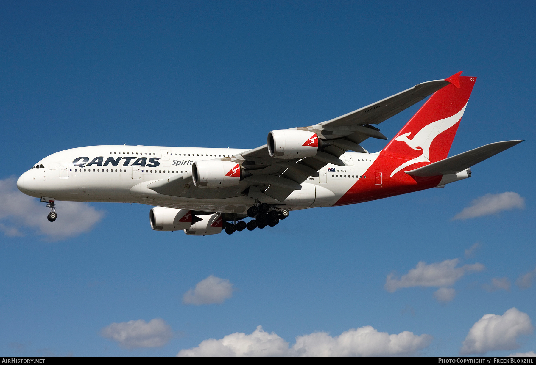 Aircraft Photo of VH-OQG | Airbus A380-842 | Qantas | AirHistory.net #361219