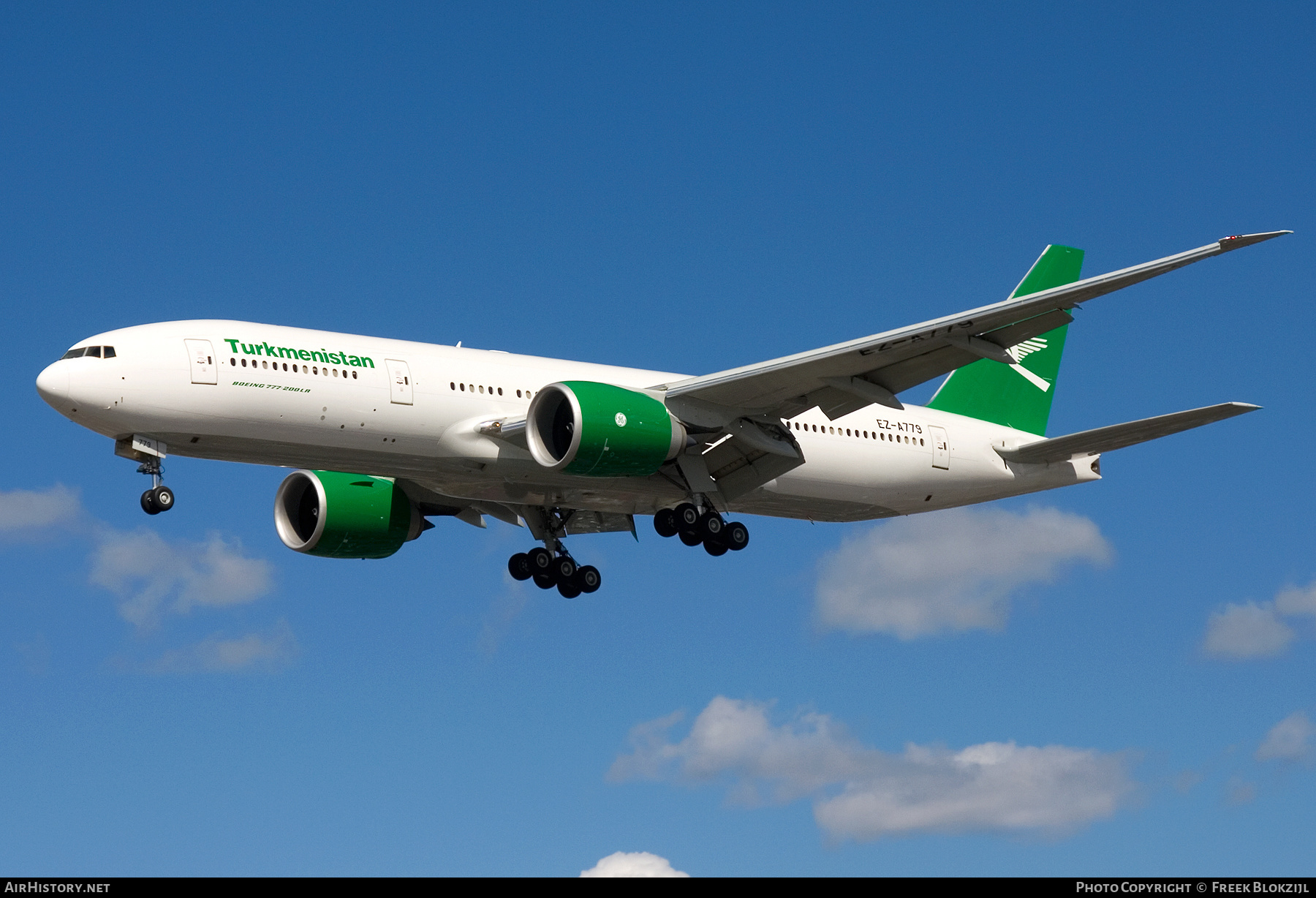 Aircraft Photo of EZ-A779 | Boeing 777-22K/LR | Turkmenistan Airlines | AirHistory.net #361220