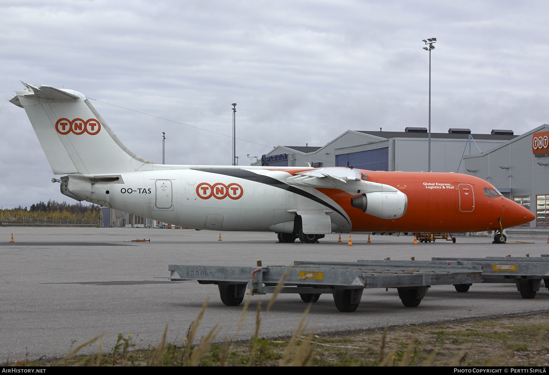 Aircraft Photo of OO-TAS | British Aerospace BAe-146-300QT Quiet Trader | TNT Airways | AirHistory.net #361229