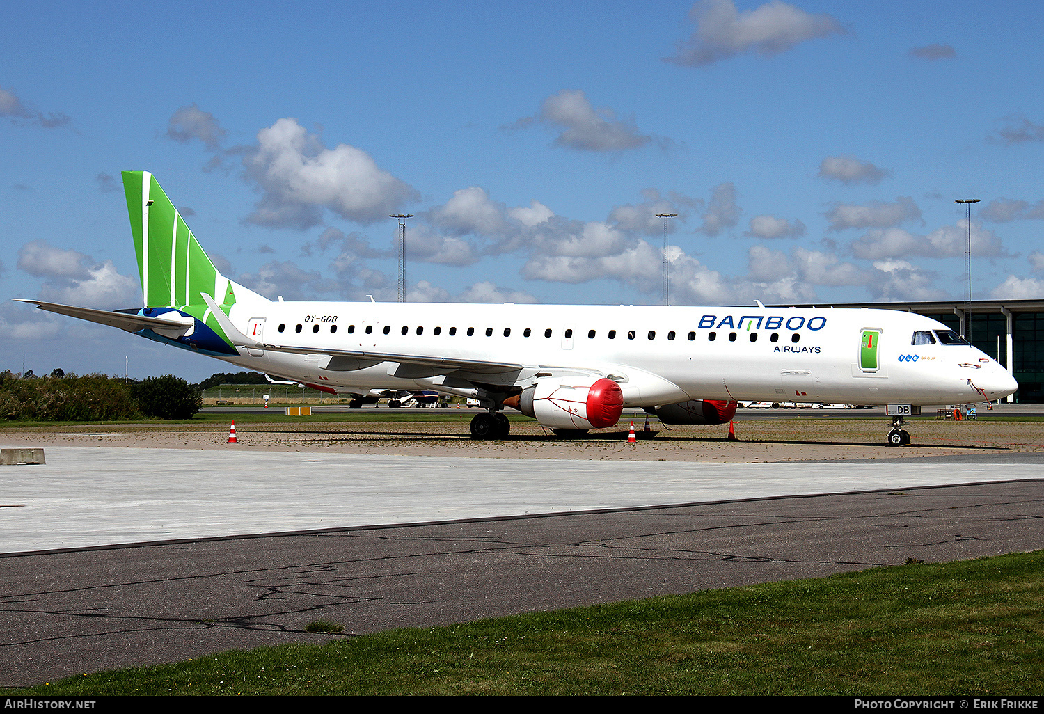 Aircraft Photo of OY-GDB | Embraer 195LR (ERJ-190-200LR) | Bamboo Airways | AirHistory.net #361262