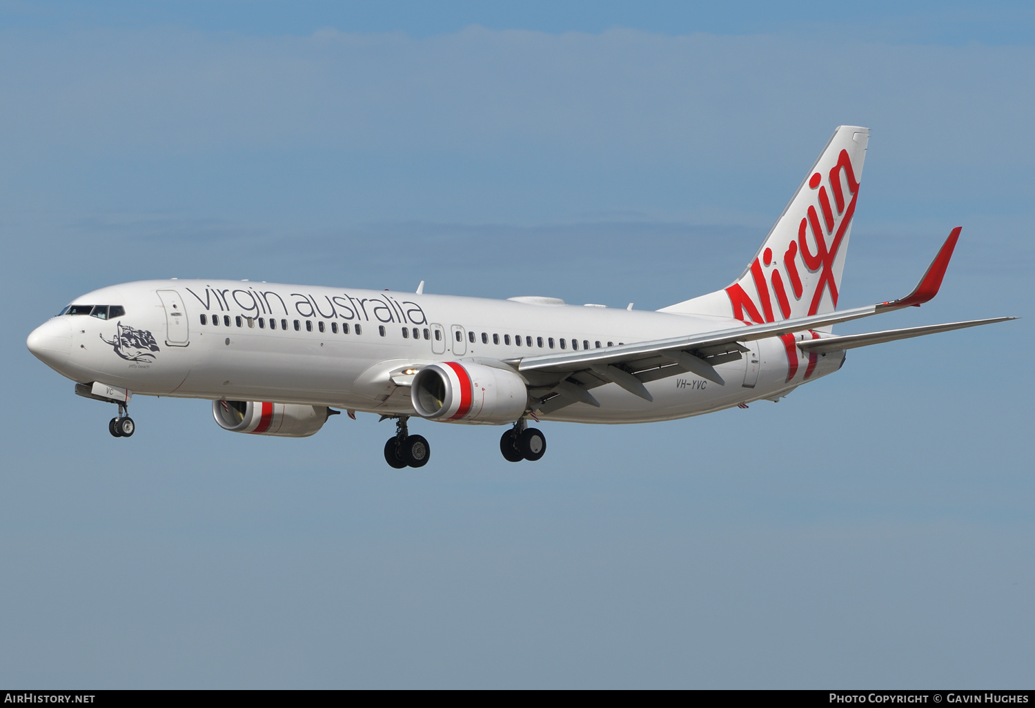 Aircraft Photo of VH-YVC | Boeing 737-8FE | Virgin Australia Airlines | AirHistory.net #361312