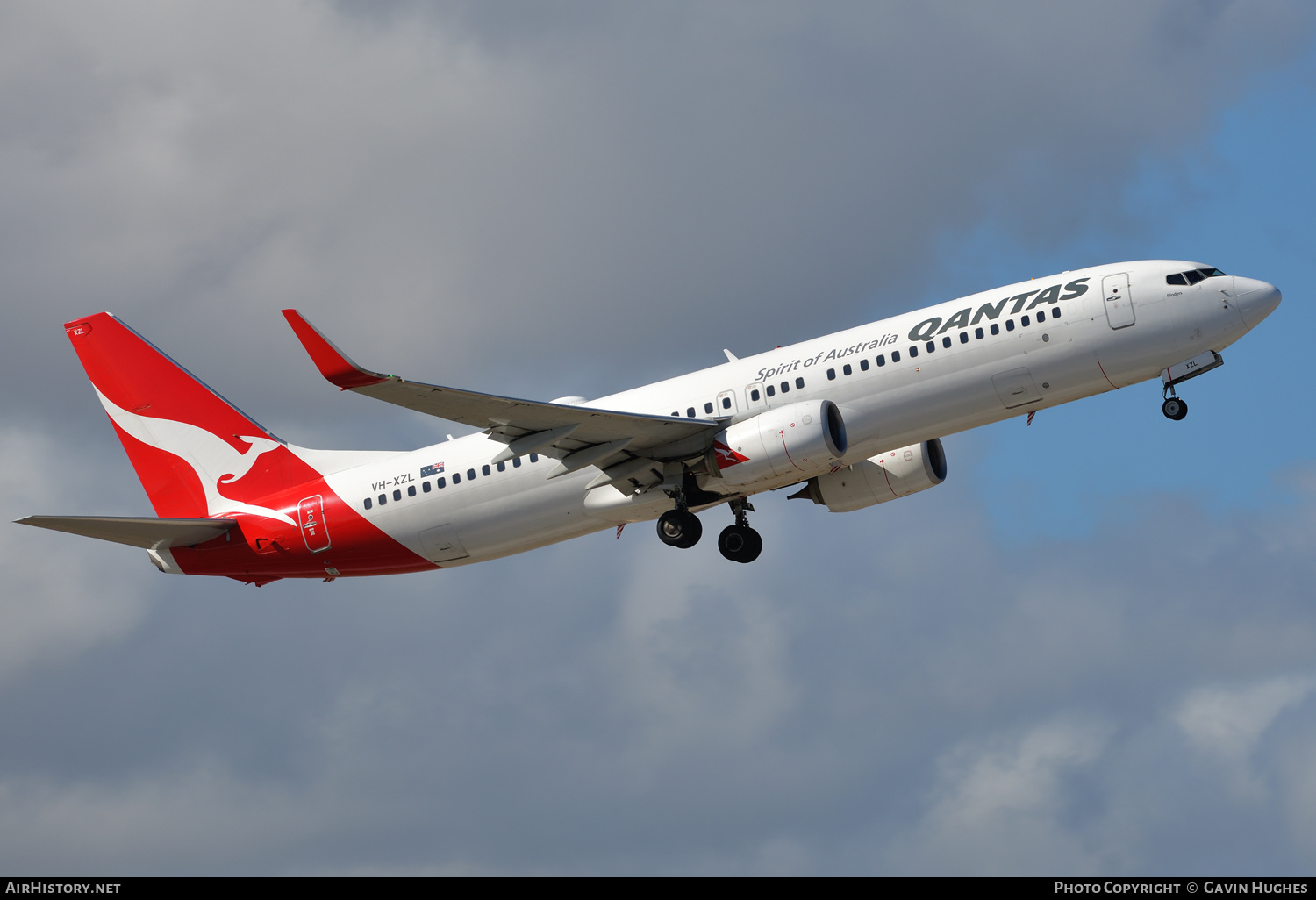 Aircraft Photo of VH-XZL | Boeing 737-838 | Qantas | AirHistory.net #361321