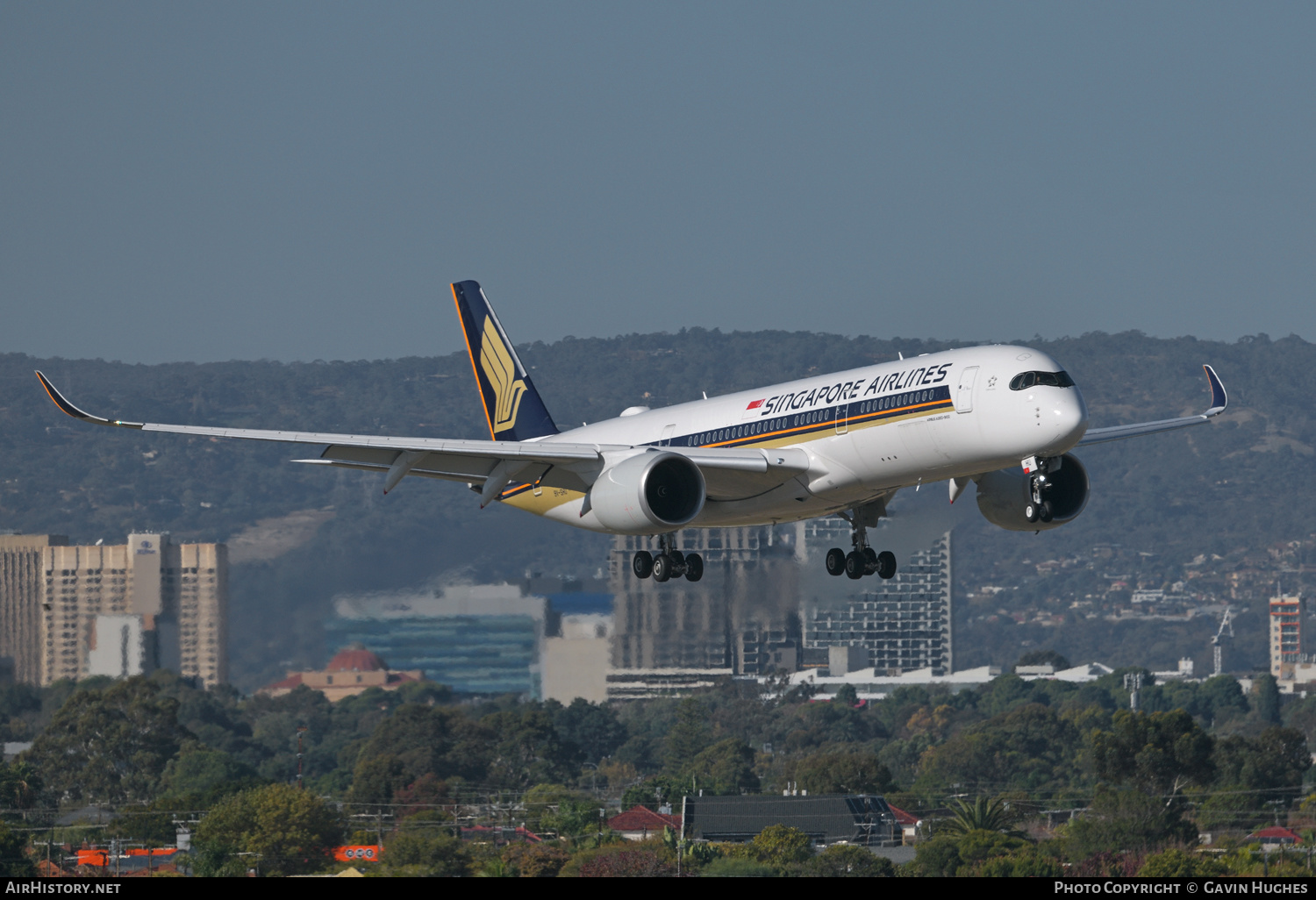 Aircraft Photo of 9V-SHU | Airbus A350-941 | Singapore Airlines | AirHistory.net #361343