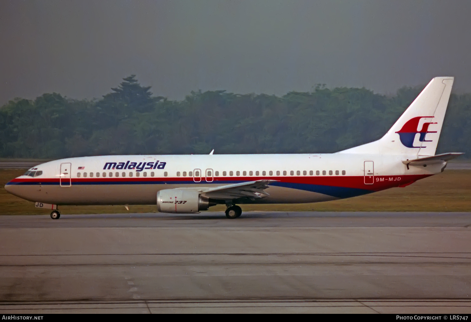 Aircraft Photo of 9M-MJD | Boeing 737-4Q8 | Malaysia Airlines | AirHistory.net #361349