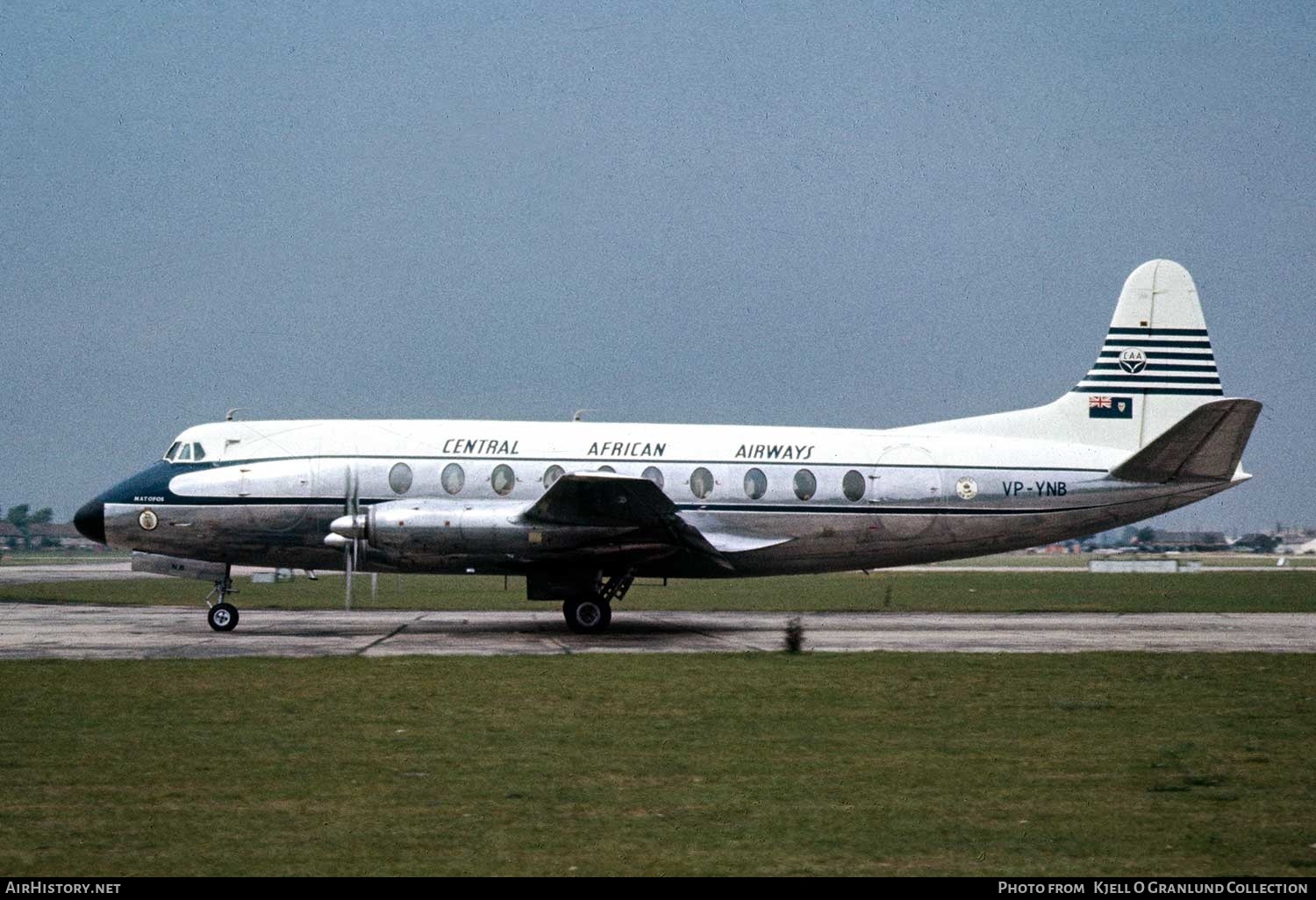 Aircraft Photo of VP-YNB | Vickers 748D Viscount | Central African Airways - CAA | AirHistory.net #361370