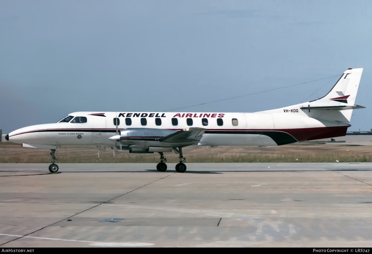 Aircraft Photo of VH-KDQ | Fairchild Swearingen SA-226TC Metro II | Kendell Airlines | AirHistory.net #361371