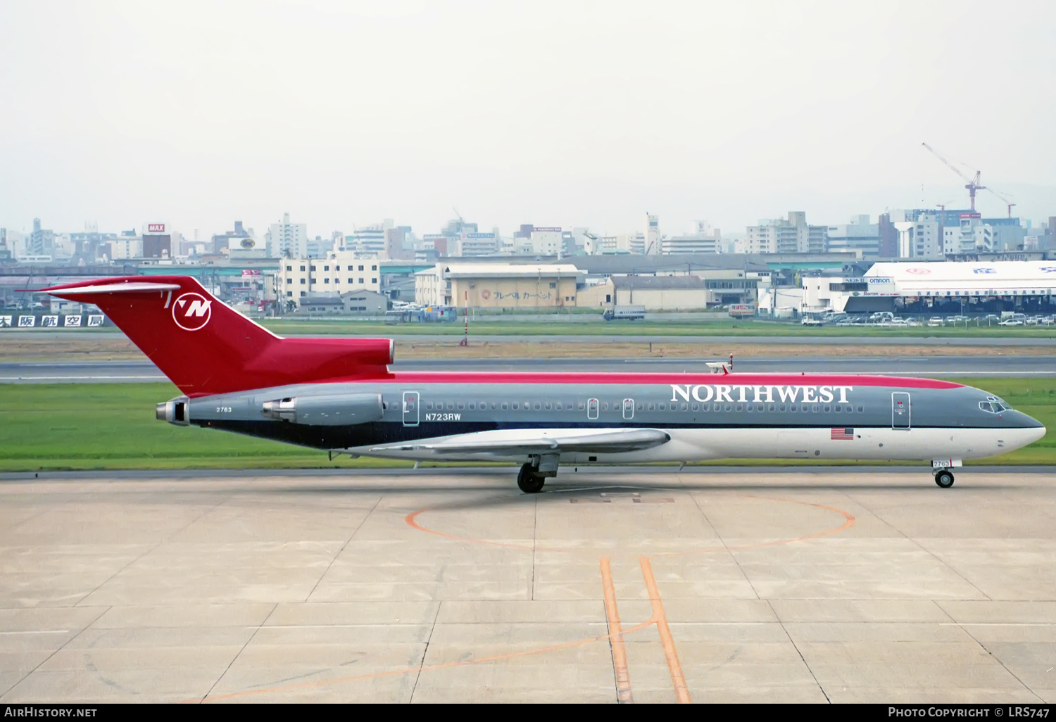 Aircraft Photo of N723RW | Boeing 727-2M7/Adv | Northwest Airlines | AirHistory.net #361384