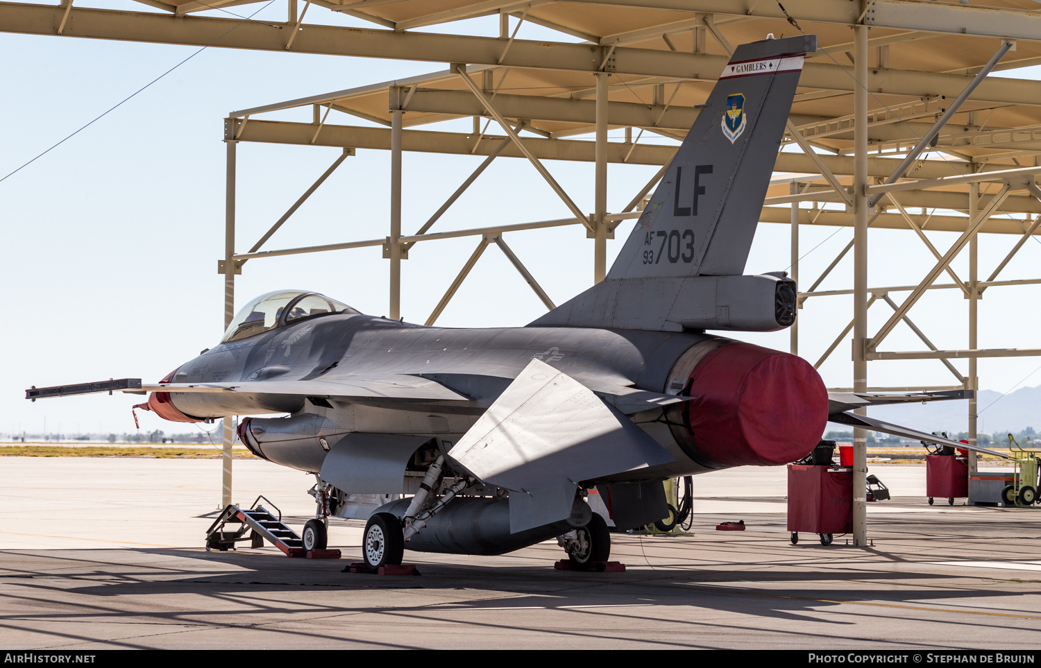 Aircraft Photo of 93-0703 / AF93-703 | General Dynamics F-16A Fighting Falcon | USA - Air Force | AirHistory.net #361401
