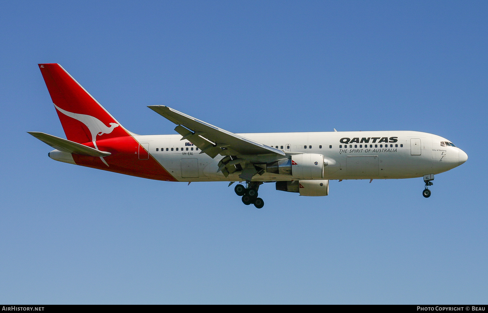 Aircraft Photo of VH-EAL | Boeing 767-238/ER | Qantas | AirHistory.net #361424