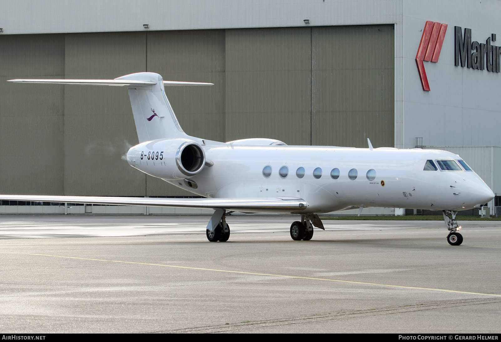 Aircraft Photo of B-8095 | Gulfstream Aerospace G-V-SP Gulfstream G550 | Deer Jet | AirHistory.net #361433