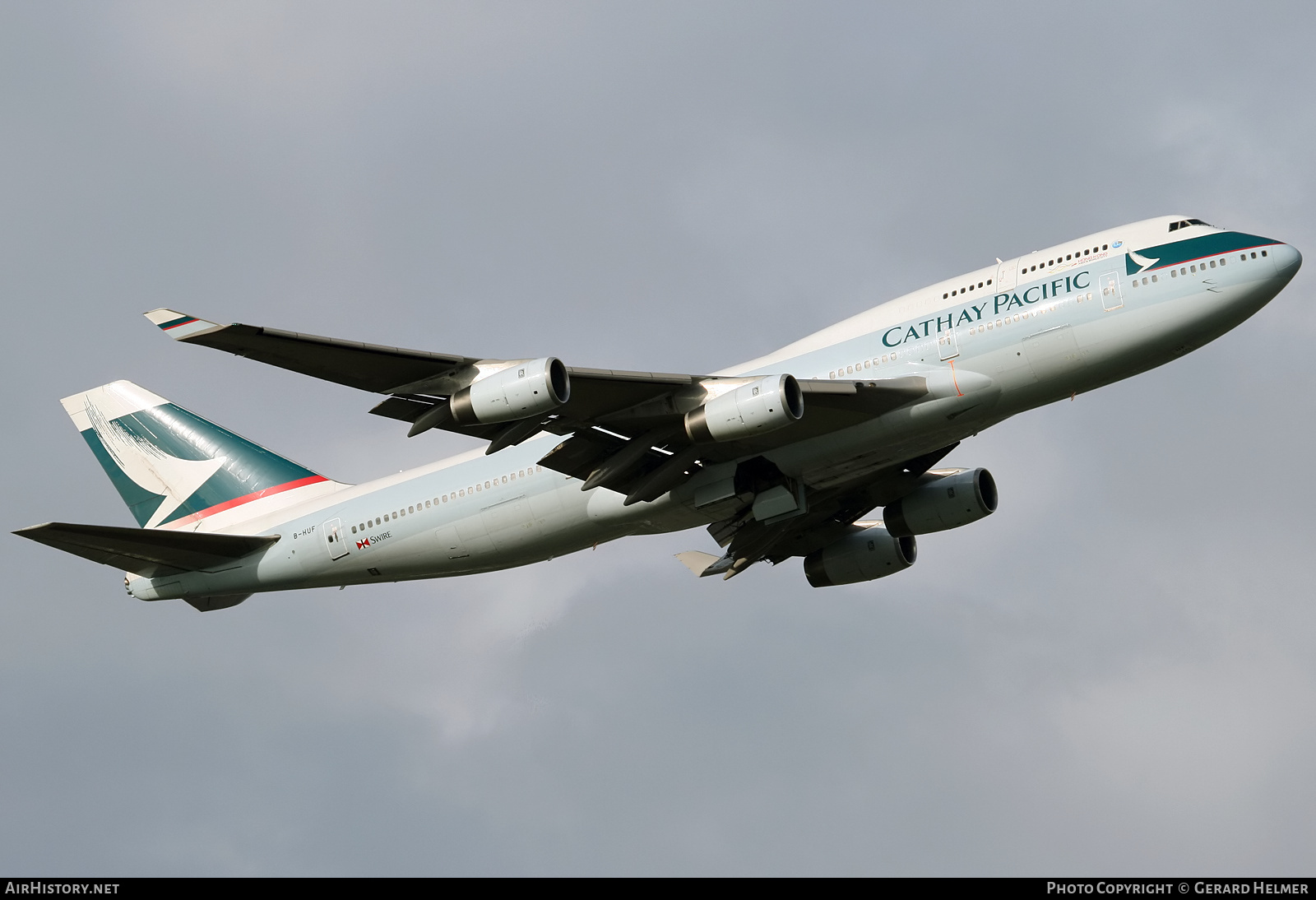 Aircraft Photo of B-HUF | Boeing 747-467 | Cathay Pacific Airways | AirHistory.net #361439