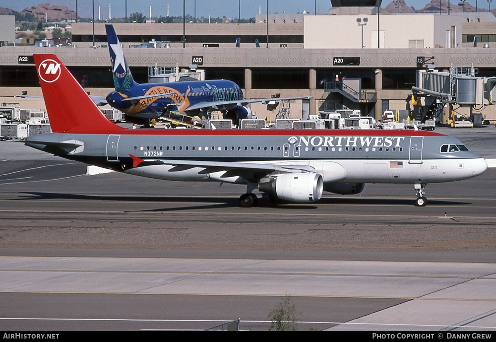 Aircraft Photo of N372NW | Airbus A320-212 | Northwest Airlines | AirHistory.net #361455