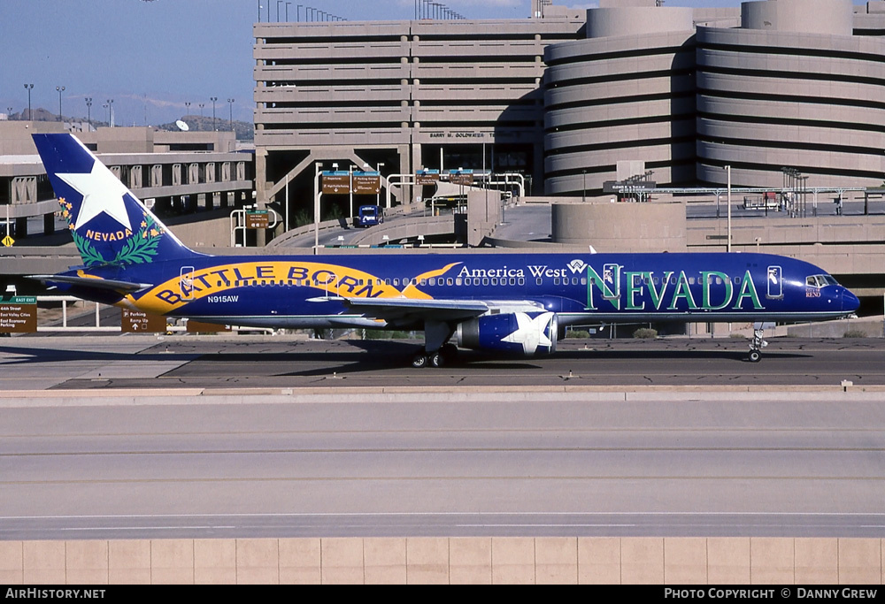 Aircraft Photo of N915AW | Boeing 757-225 | America West Airlines | AirHistory.net #361457