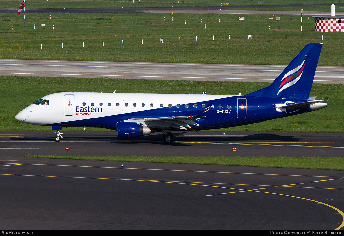 Aircraft Photo of G-CIXV | Embraer 170LR (ERJ-170-100LR) | Eastern Airways | AirHistory.net #361489