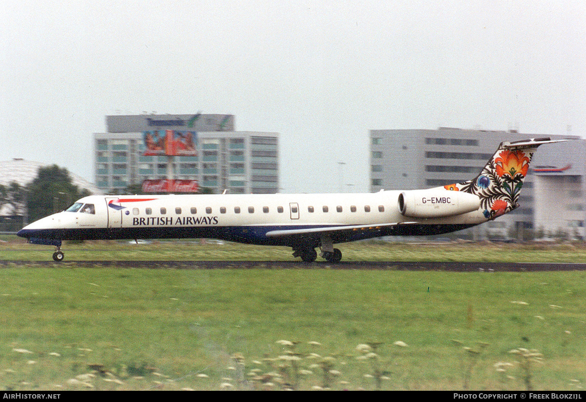 Aircraft Photo of G-EMBC | Embraer ERJ-145EU (EMB-145EU) | British Airways | AirHistory.net #361501