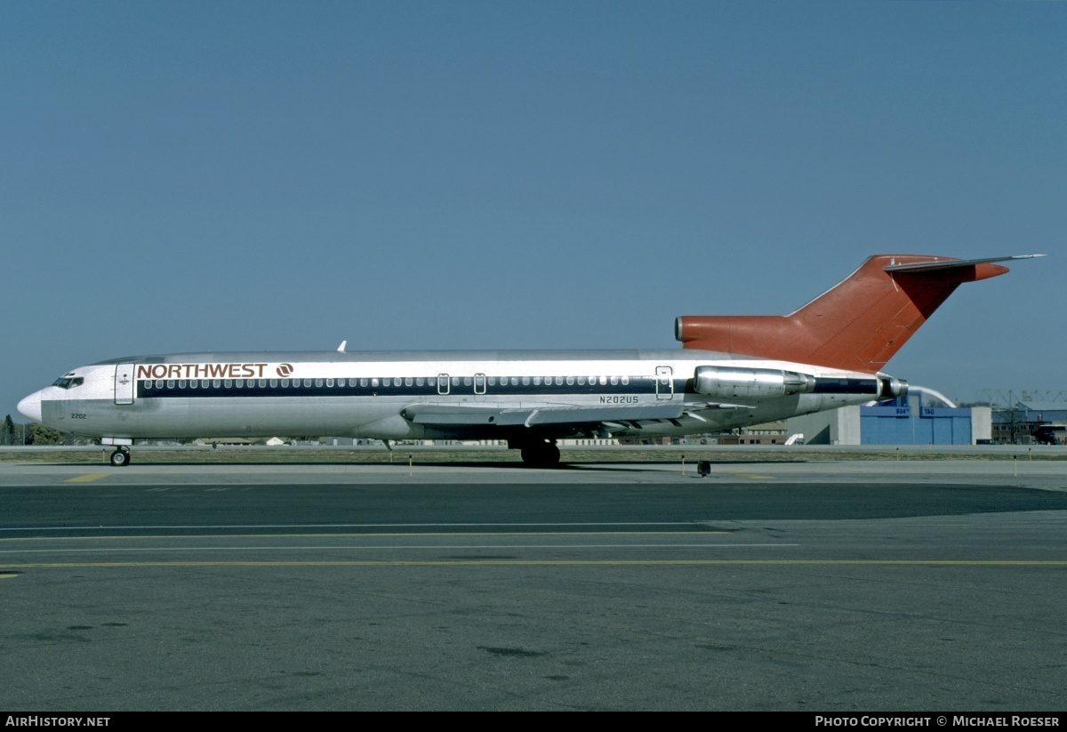 Aircraft Photo of N202US | Boeing 727-251/Adv | Northwest Airlines | AirHistory.net #361509