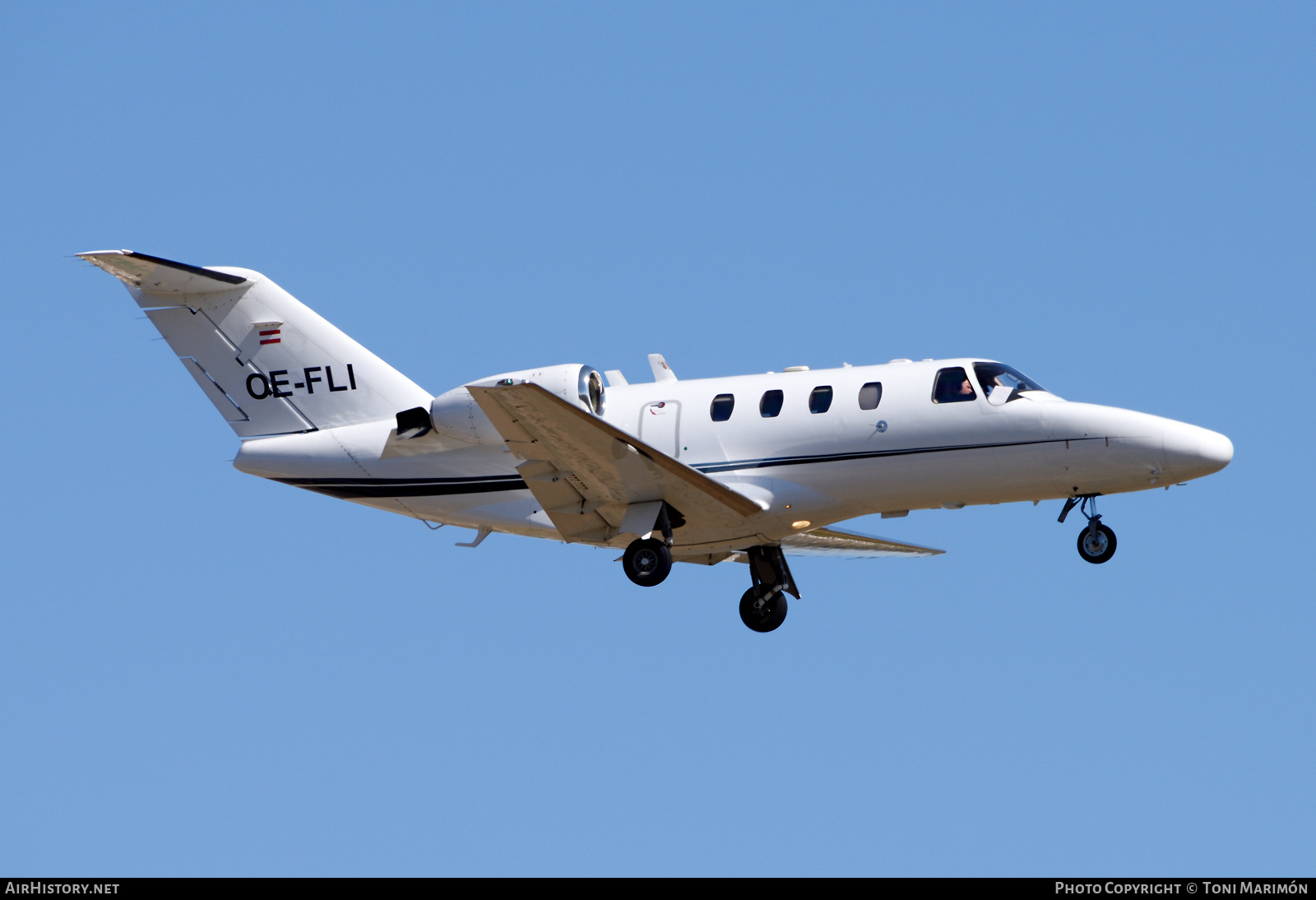 Aircraft Photo of OE-FLI | Cessna 525 CitationJet CJ1 | AirHistory.net #361519