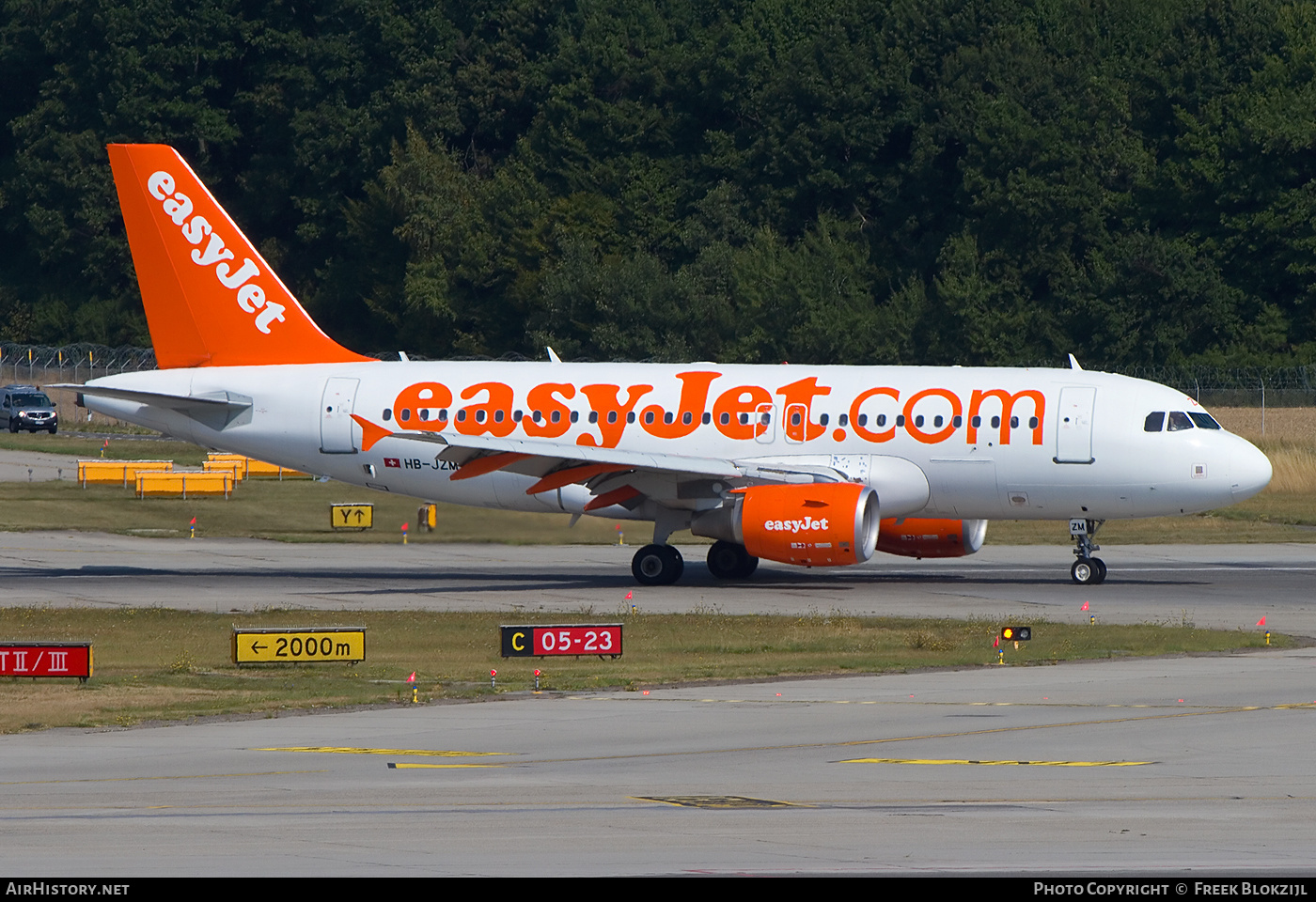 Aircraft Photo of HB-JZM | Airbus A319-111 | EasyJet | AirHistory.net #361563