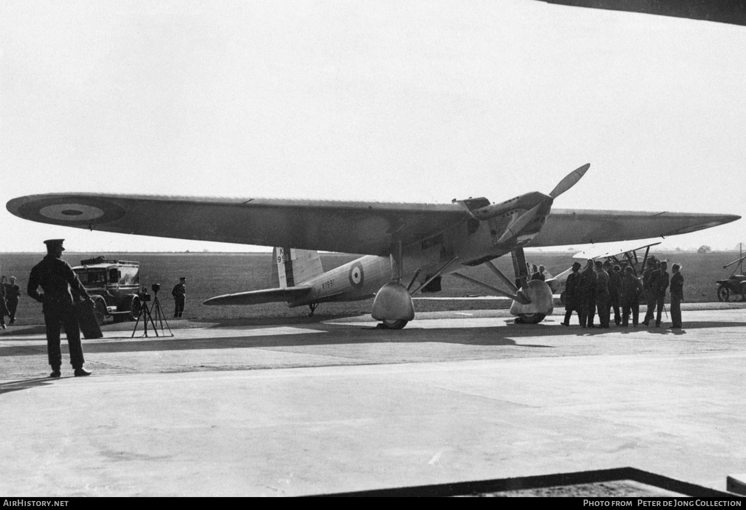 Aircraft Photo of K1991 | Fairey Long-range Monoplane | UK - Air Force | AirHistory.net #361602