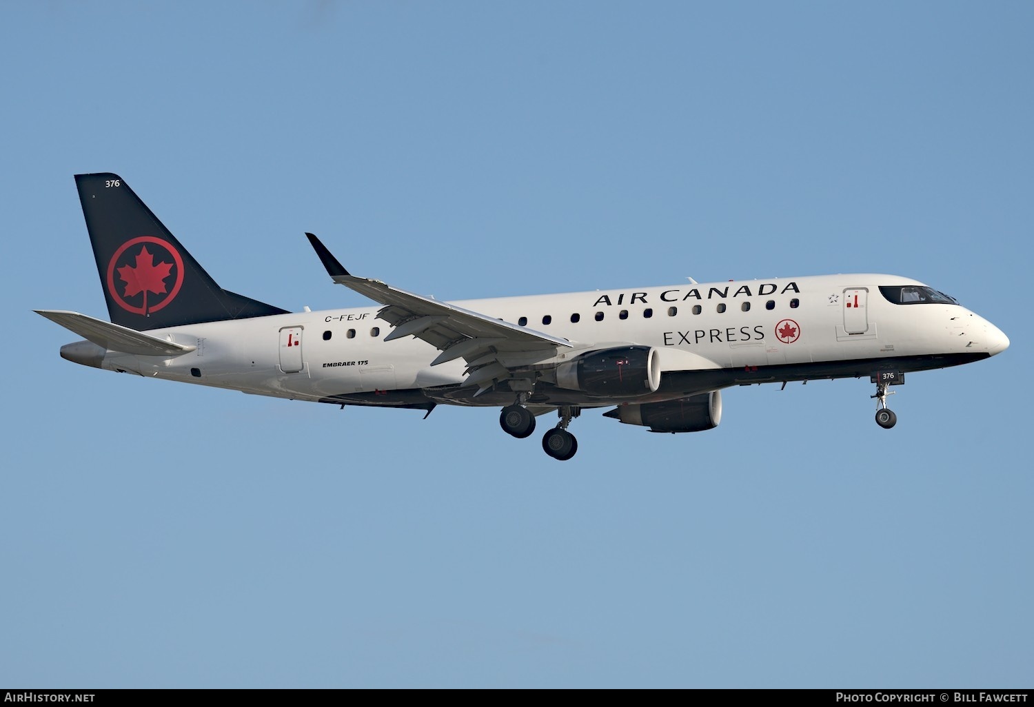 Aircraft Photo of C-FEJF | Embraer 175SU (ERJ-170-200SU) | Air Canada Express | AirHistory.net #361622