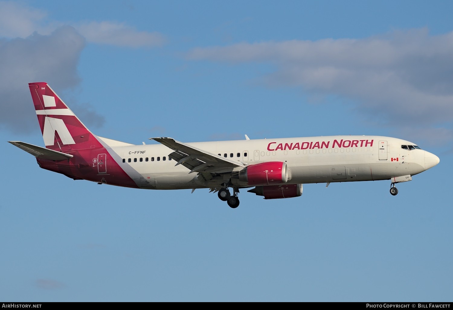 Aircraft Photo of C-FFNF | Boeing 737-406 | Canadian North | AirHistory.net #361623