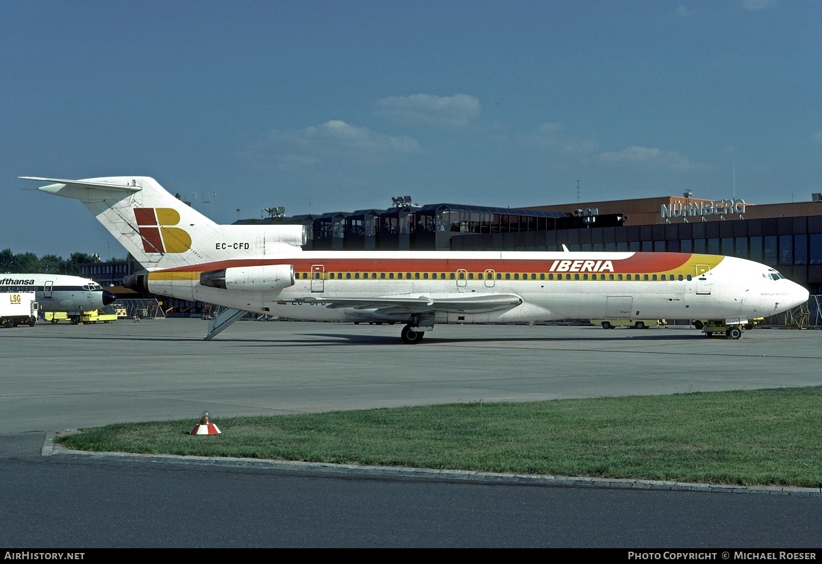 Aircraft Photo of EC-CFD | Boeing 727-256/Adv | Iberia | AirHistory.net #361633