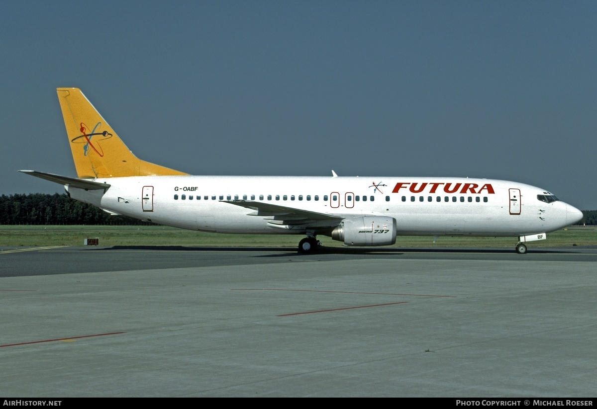 Aircraft Photo of G-OABF | Boeing 737-4Y0 | Futura International Airways | AirHistory.net #361635