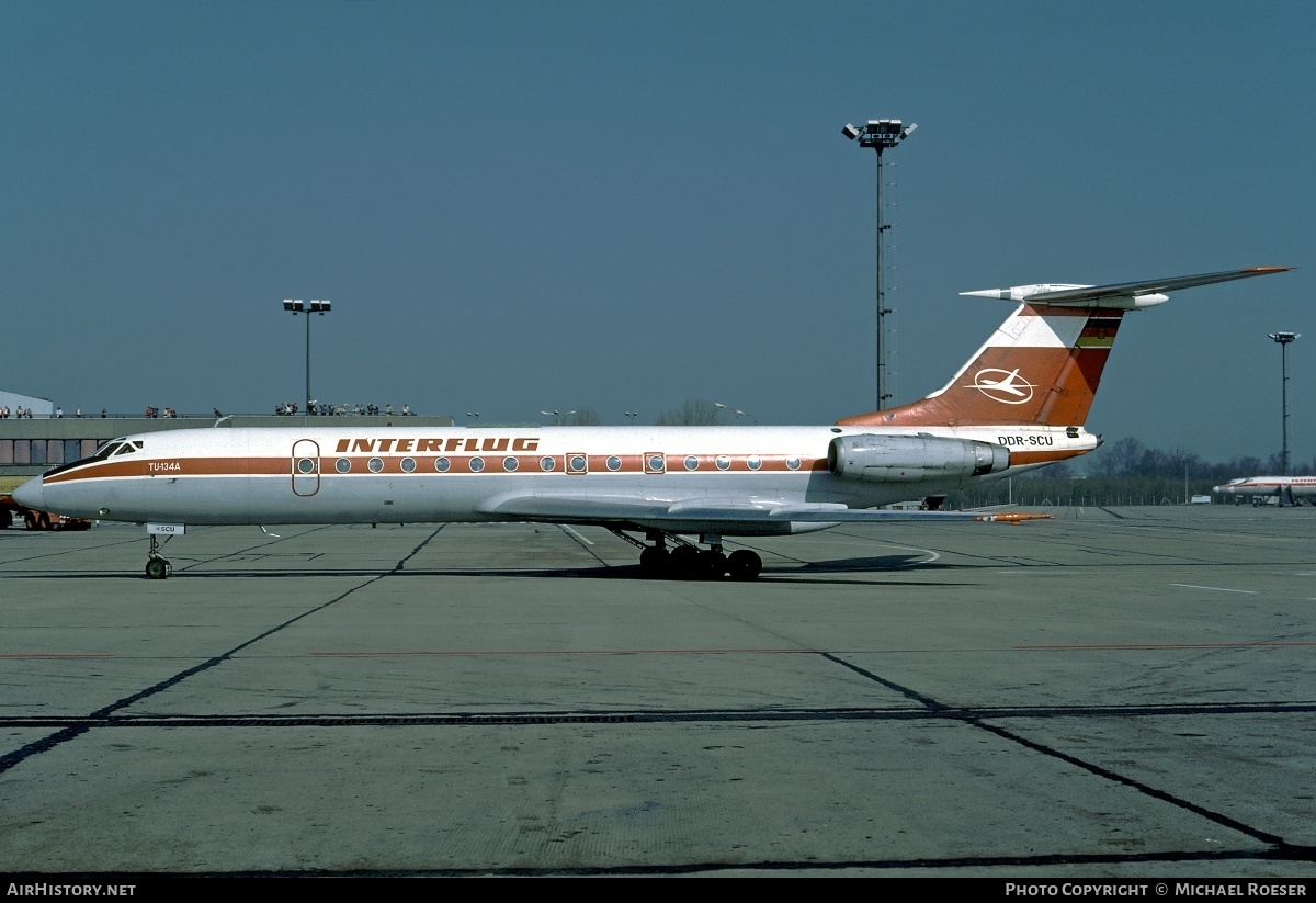 Aircraft Photo of DDR-SCU | Tupolev Tu-134A | Interflug | AirHistory.net #361638