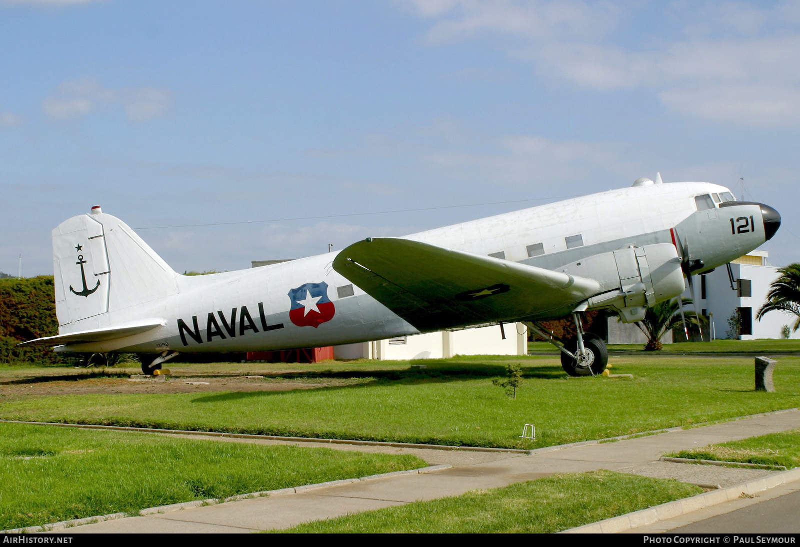 Aircraft Photo of 121 | Douglas C-47H Skytrain | Chile - Navy | AirHistory.net #361659