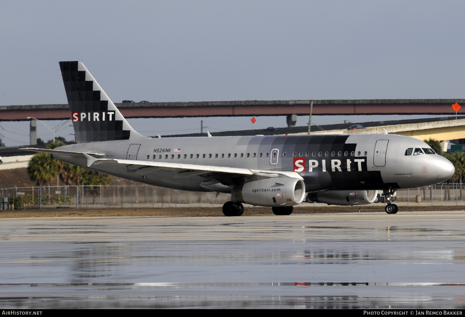 Aircraft Photo of N526NK | Airbus A319-132 | Spirit Airlines | AirHistory.net #361682