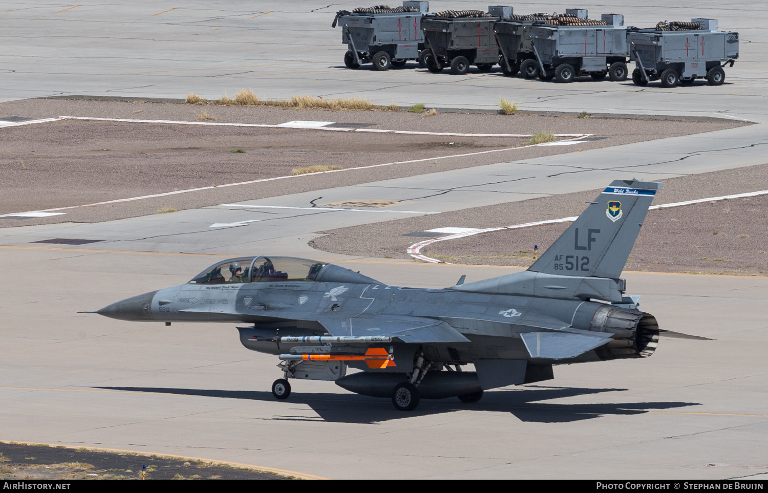 Aircraft Photo of 85-1512 / AF85-512 | Lockheed Martin F-16D Fighting Falcon | USA - Air Force | AirHistory.net #361686