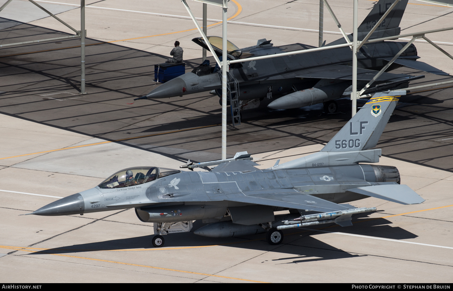 Aircraft Photo of 84-1297 / AF84-297 | Lockheed Martin F-16C Fighting Falcon | USA - Air Force | AirHistory.net #361716