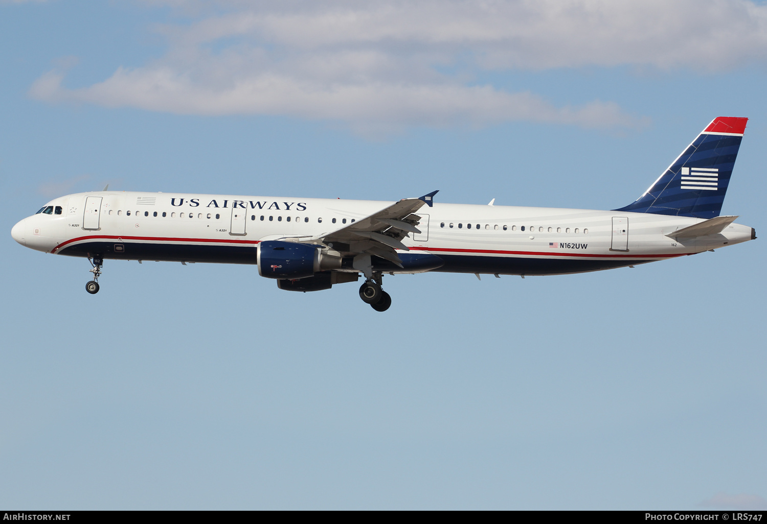 Aircraft Photo of N162UW | Airbus A321-211 | US Airways | AirHistory.net #361717