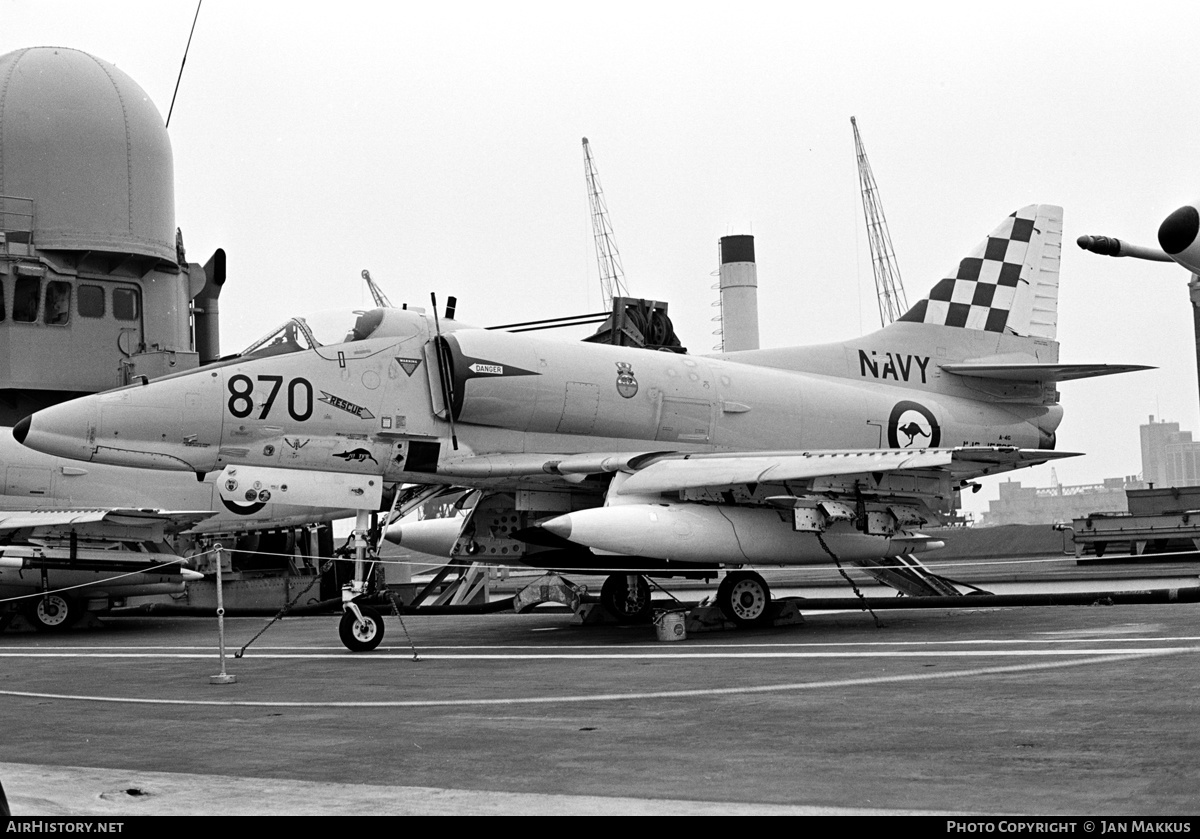 Aircraft Photo of N13-155051 | McDonnell Douglas A-4G Skyhawk | Australia - Navy | AirHistory.net #361746