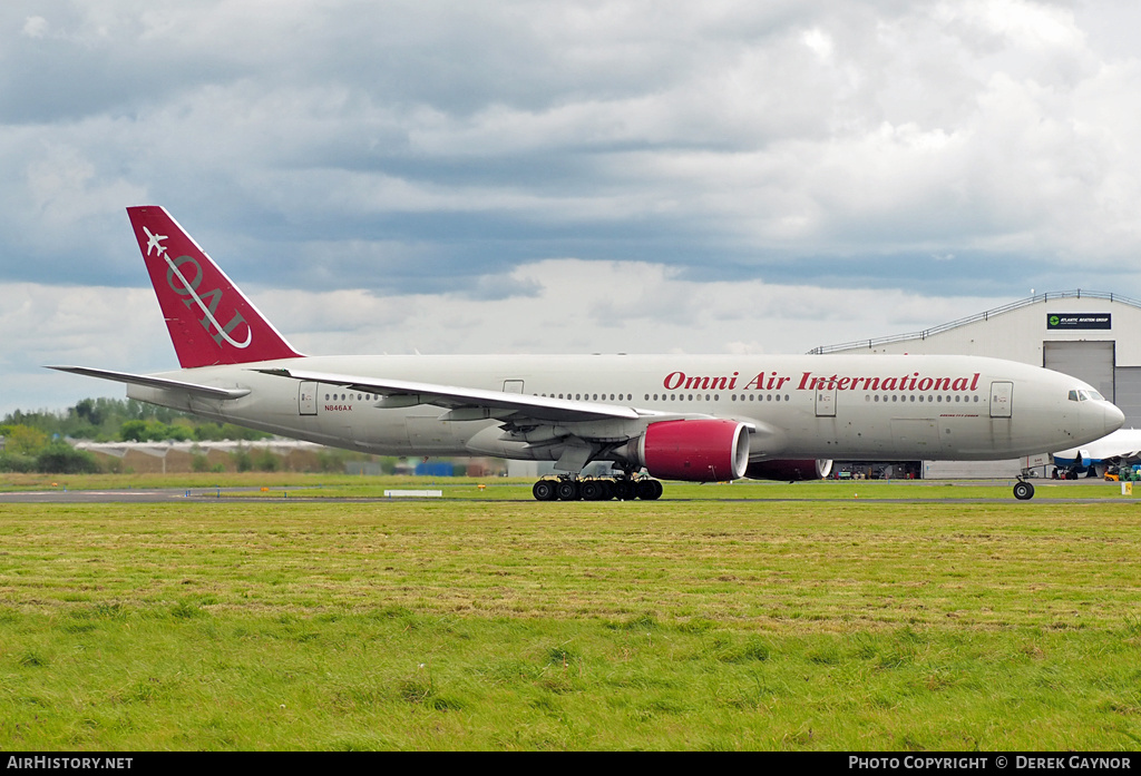 Aircraft Photo of N846AX | Boeing 777-2U8/ER | Omni Air International - OAI | AirHistory.net #361760