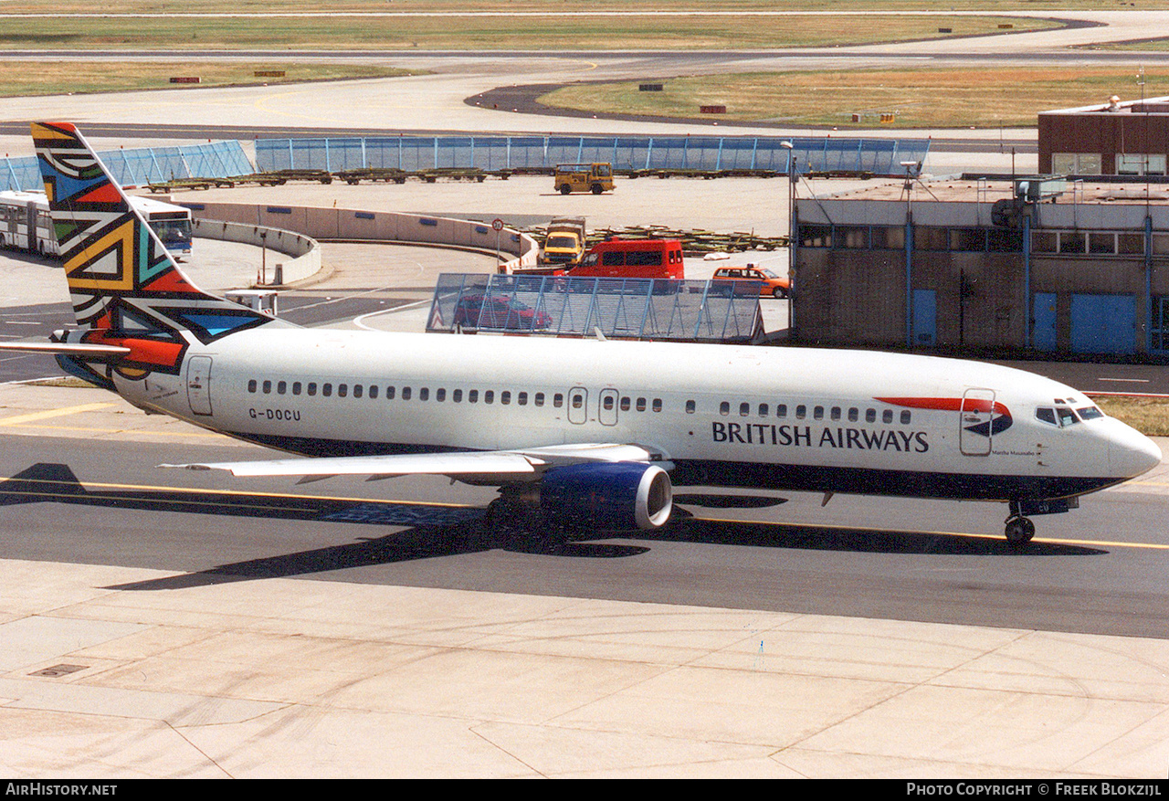 Aircraft Photo of G-DOCU | Boeing 737-436 | British Airways | AirHistory.net #361804