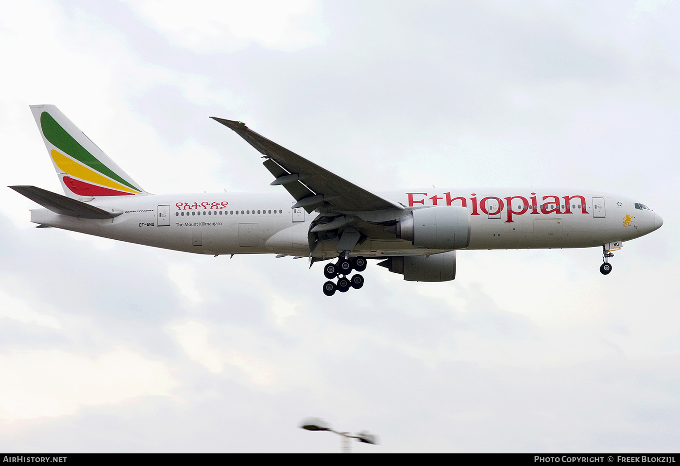 Aircraft Photo of ET-ANQ | Boeing 777-260/LR | Ethiopian Airlines | AirHistory.net #361811
