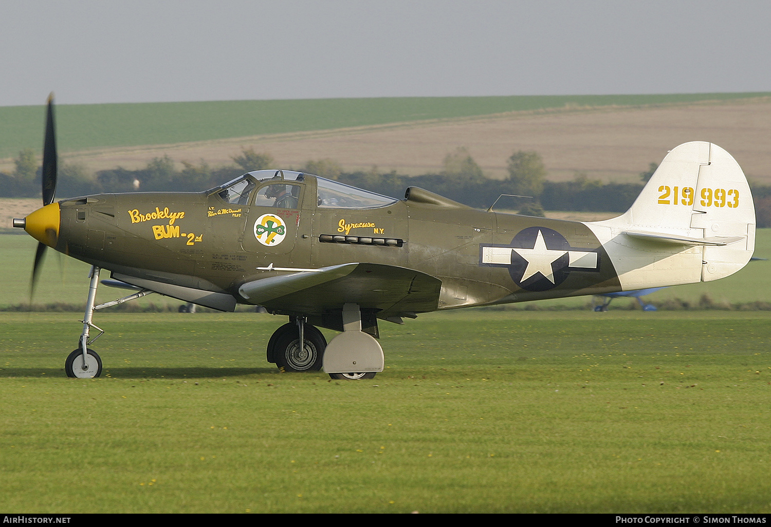 Aircraft Photo of G-CEJU / 219993 | Bell P-39Q Airacobra | USA - Air Force | AirHistory.net #361824