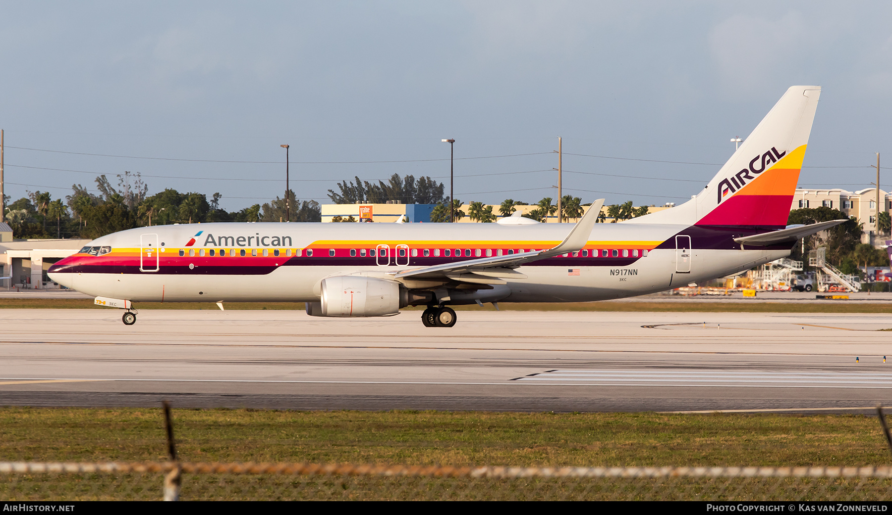 Aircraft Photo of N917NN | Boeing 737-823 | American Airlines | AirCal | AirHistory.net #361837