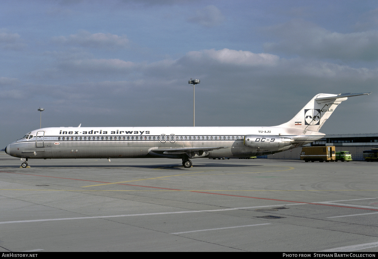 Aircraft Photo of YU-AJU | McDonnell Douglas DC-9-51 | Inex-Adria Airways | AirHistory.net #361842