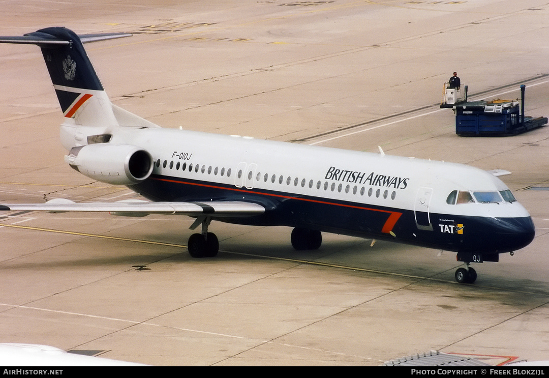 Aircraft Photo of F-GIOJ | Fokker 100 (F28-0100) | British Airways | AirHistory.net #361847