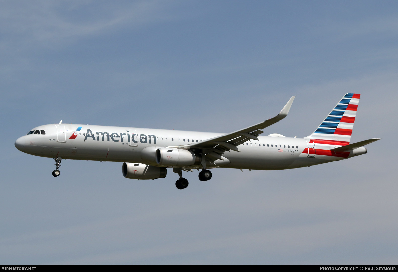 Aircraft Photo of N127AA | Airbus A321-231 | American Airlines | AirHistory.net #361957