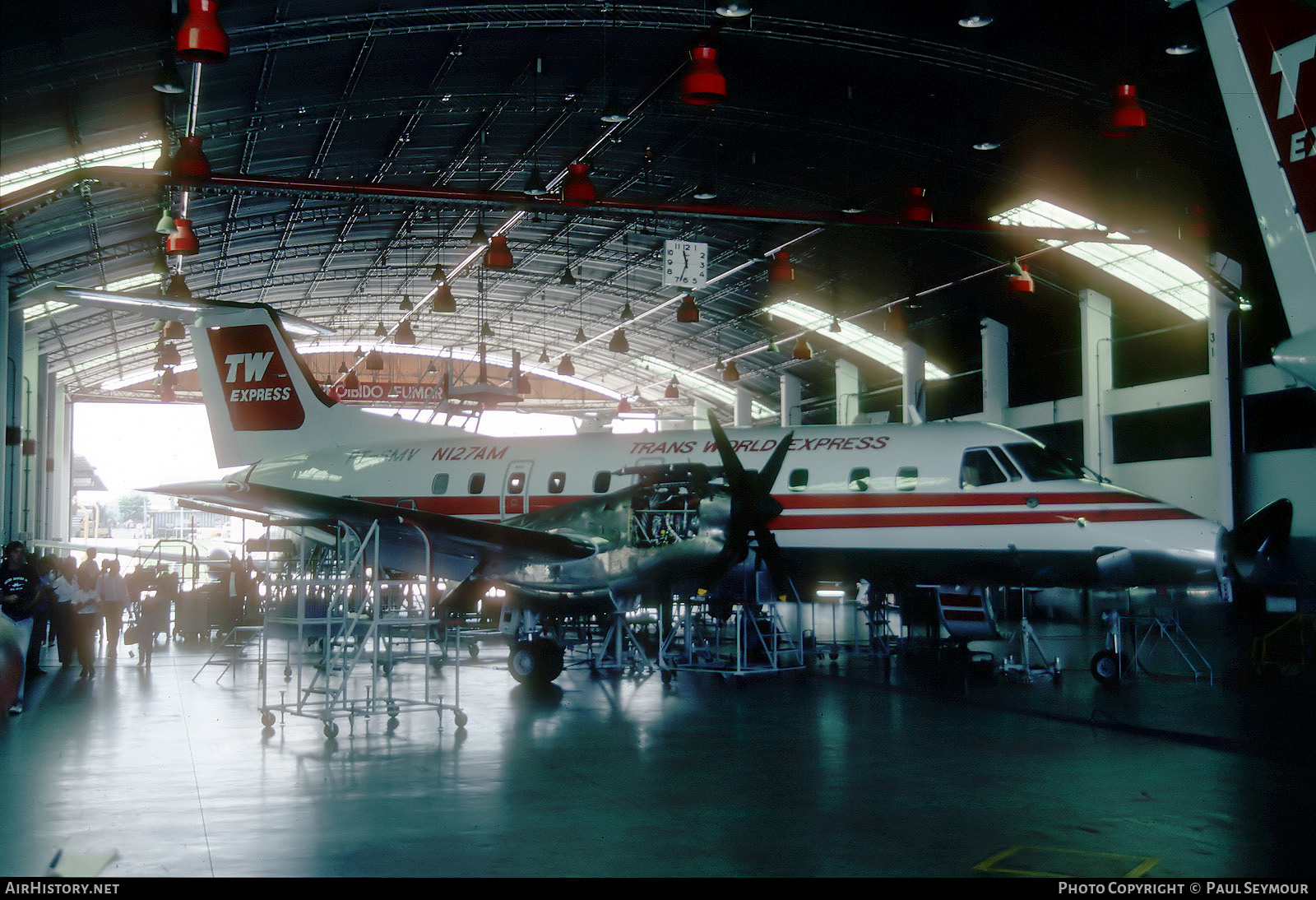 Aircraft Photo of N127AM / PT-SMV | Embraer EMB-120RT Brasilia | TW Express - Trans World Express | AirHistory.net #361965