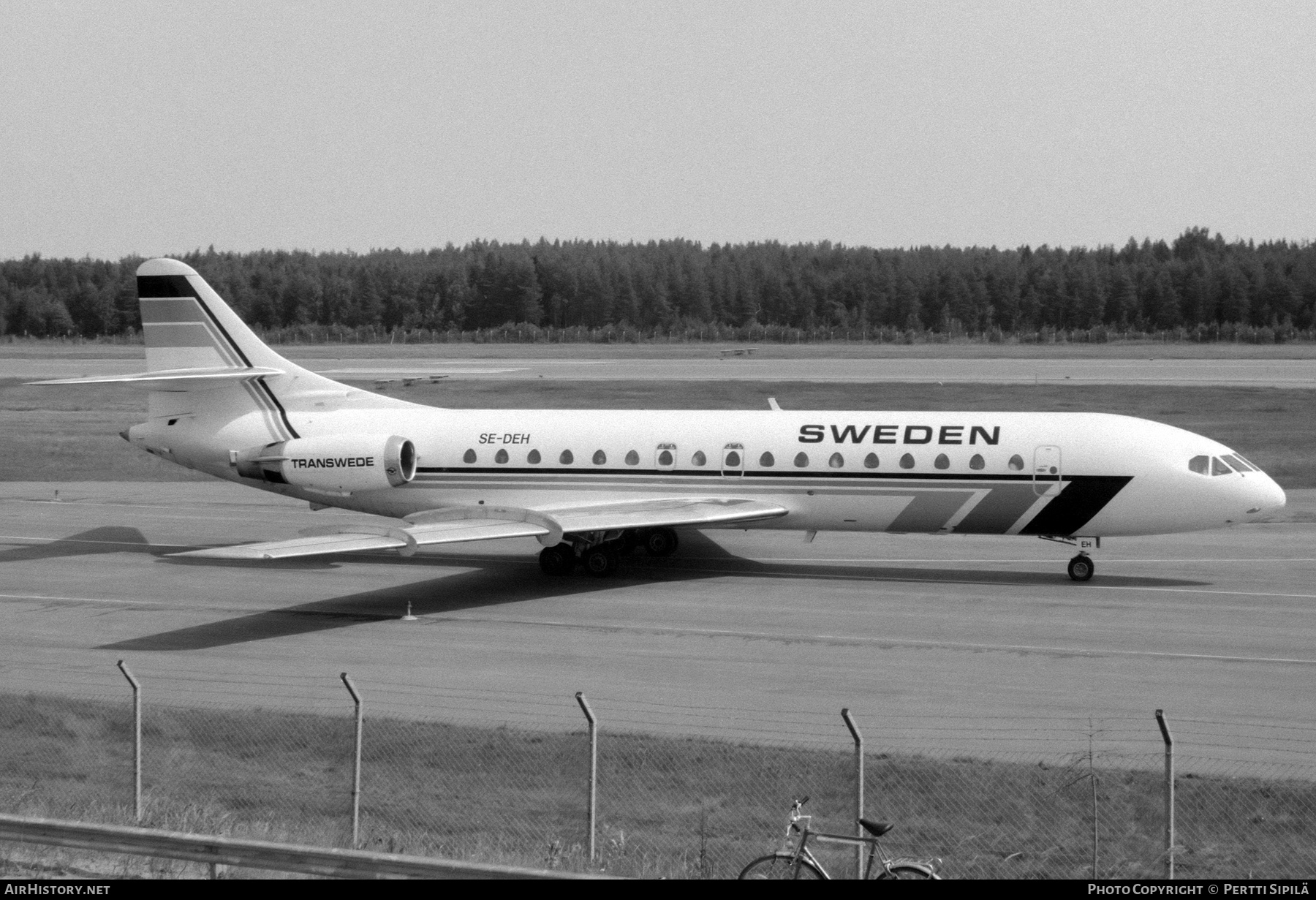 Aircraft Photo of SE-DEH | Sud SE-210 Caravelle 10B3 Super B | Transwede Airways | AirHistory.net #361997
