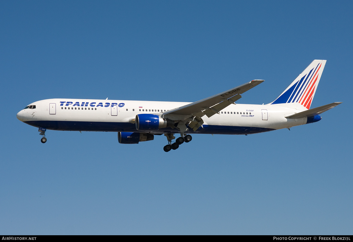 Aircraft Photo of EI-DBF | Boeing 767-3Q8/ER | Transaero Airlines | AirHistory.net #361998