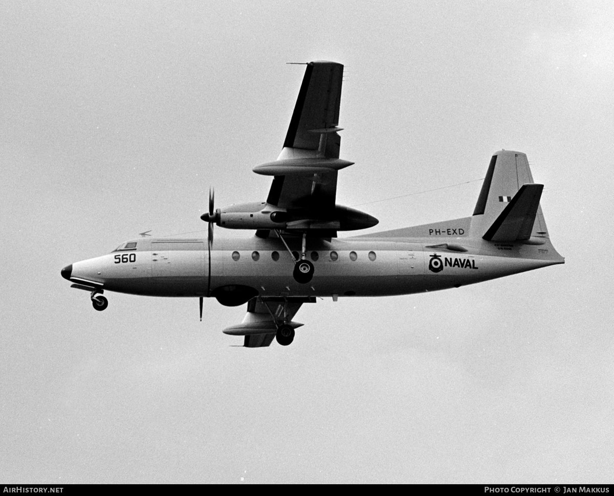 Aircraft Photo of AE-560 / PH-EXD / 560 | Fokker F27-400M Troopship | Peru - Navy | AirHistory.net #362008