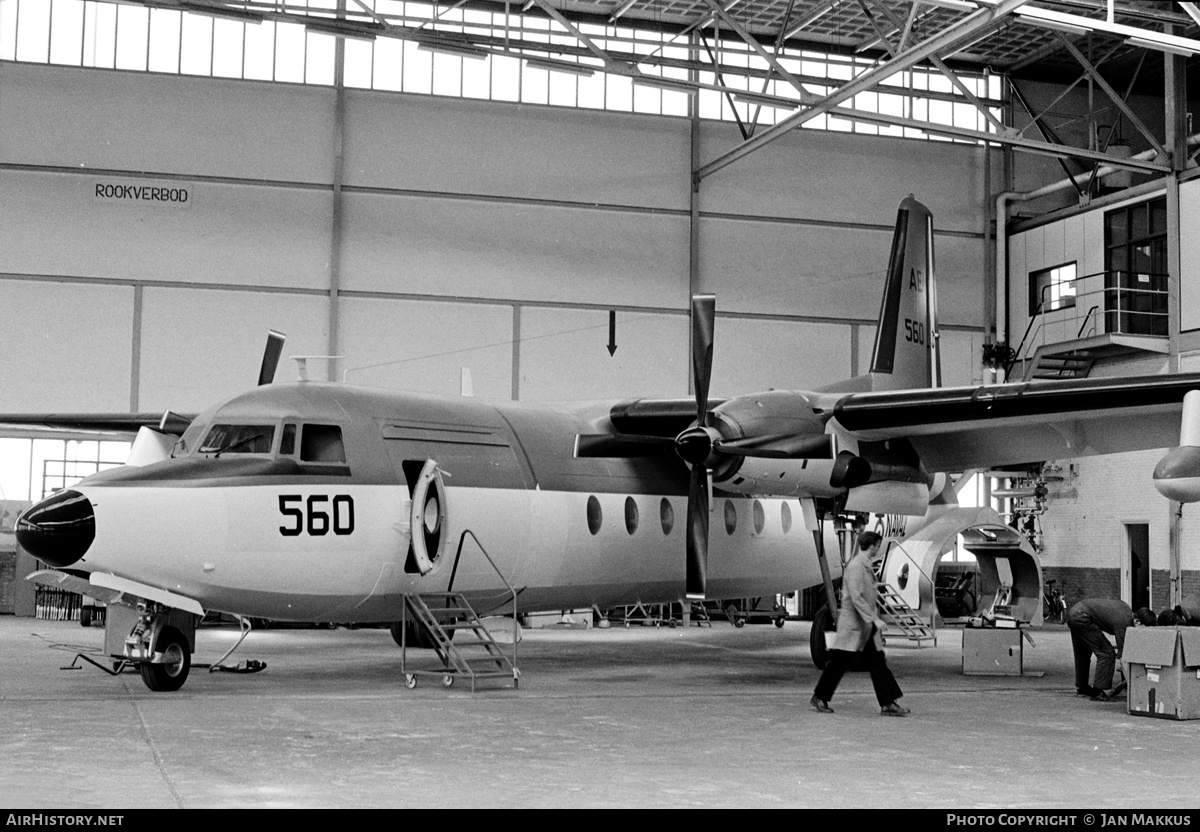 Aircraft Photo of AE-560 / PH-EXD / 560 | Fokker F27-400M Troopship | Peru - Navy | AirHistory.net #362011